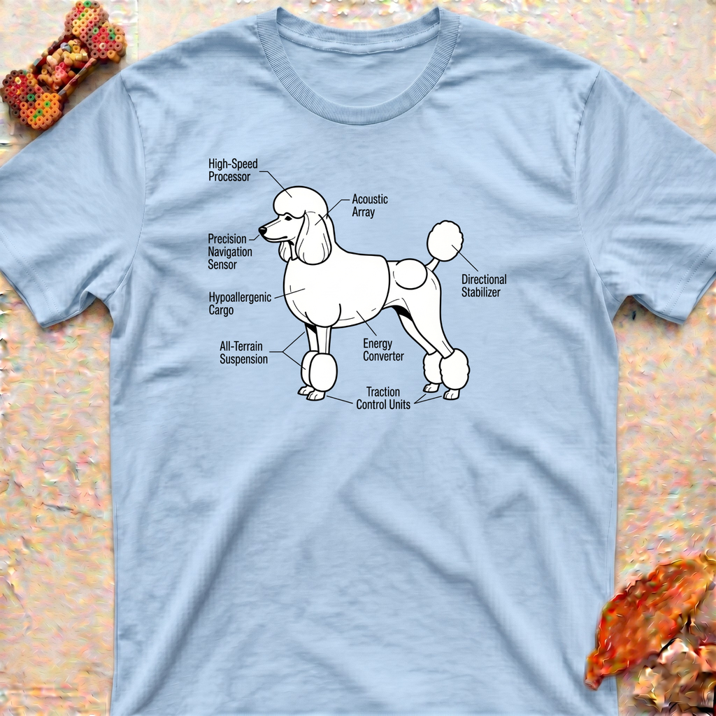 Poodle Anatomy T‑Shirt