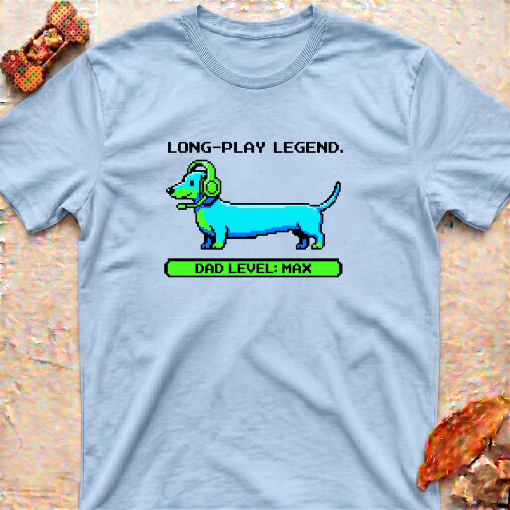 Gamer Dachshund Dad T-Shirt