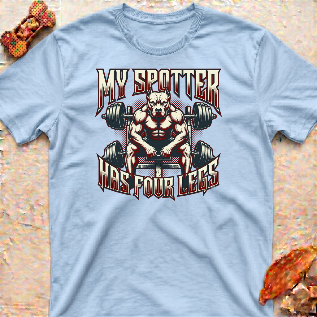 Weightlifting Pitbull Dad T-Shirt