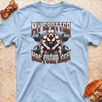 Weightlifting Pitbull Dad T-Shirt