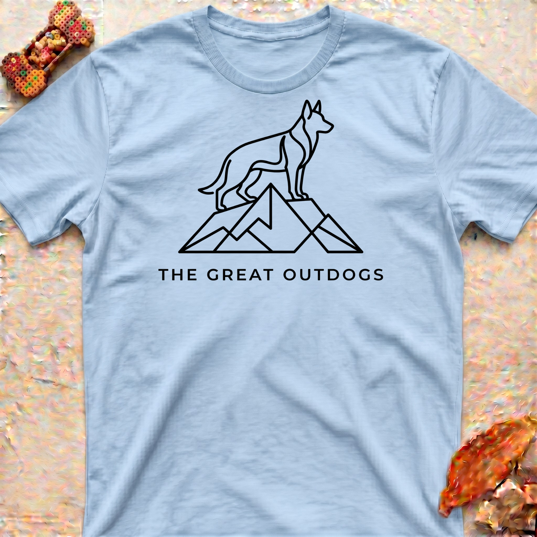German Shepherd Minimalistic T-Shirt