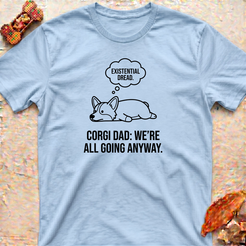 Corgi Dad Funny T‑Shirt