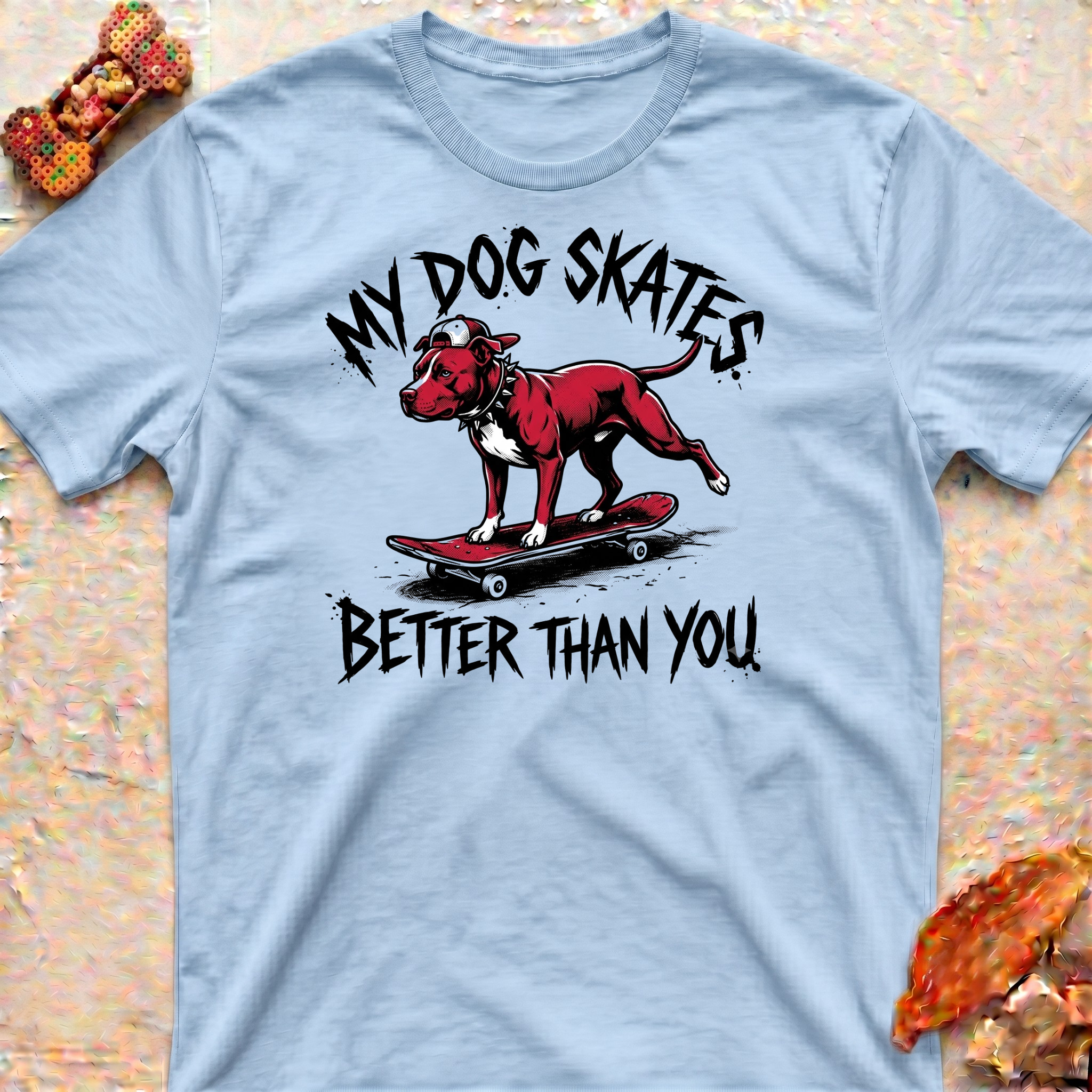 My Skating Pitbull T-Shirt