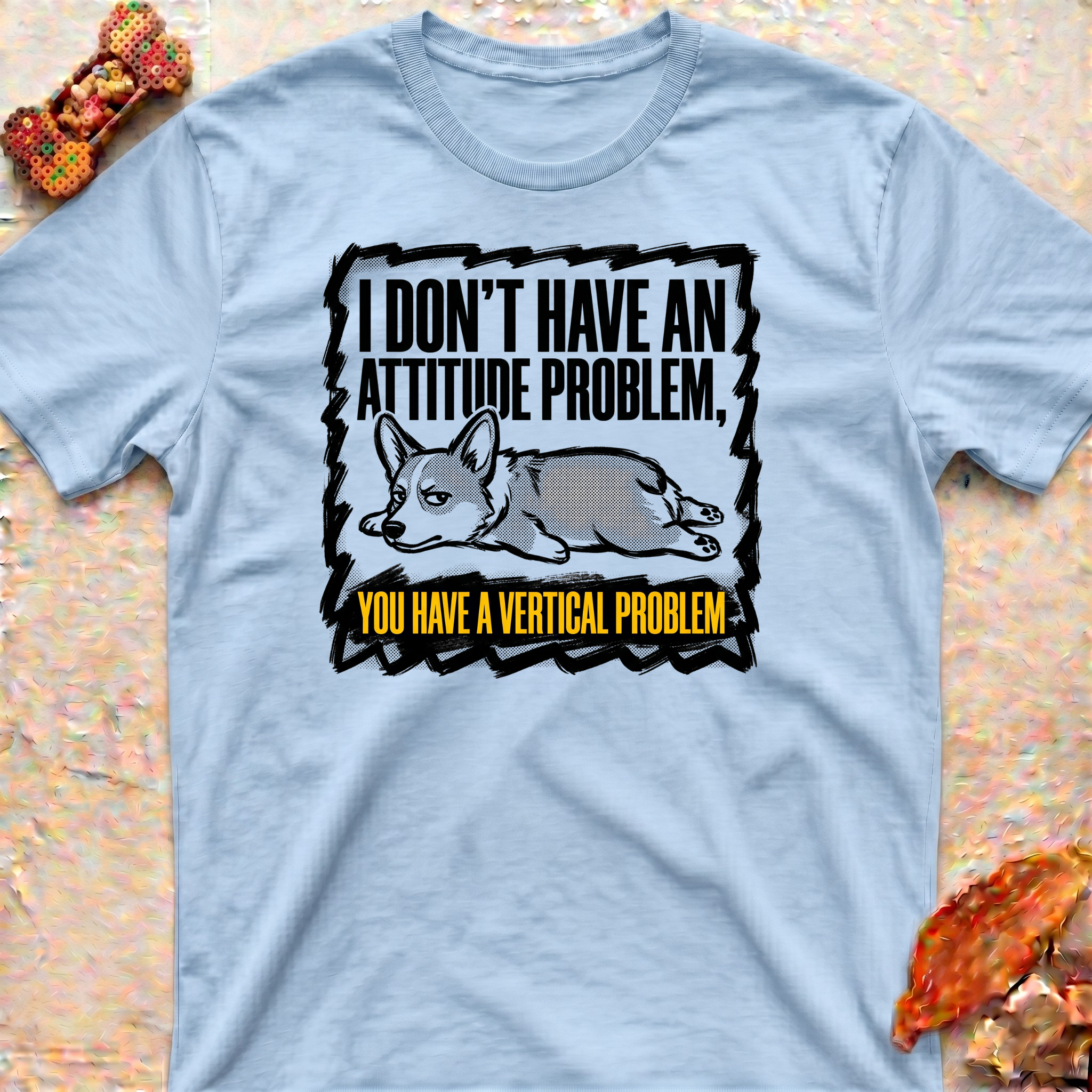 Funny Corgi Attitude T-Shirt