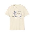 Corgi Blueprint Tee — "SatelLite from Dad Jones" Diagram T-Shirt