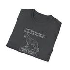 German Shepherd T-Shirt – “Vintage Hardware, Reliable Security” Graphic Tee