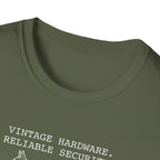 German Shepherd T-Shirt – “Vintage Hardware, Reliable Security” Graphic Tee