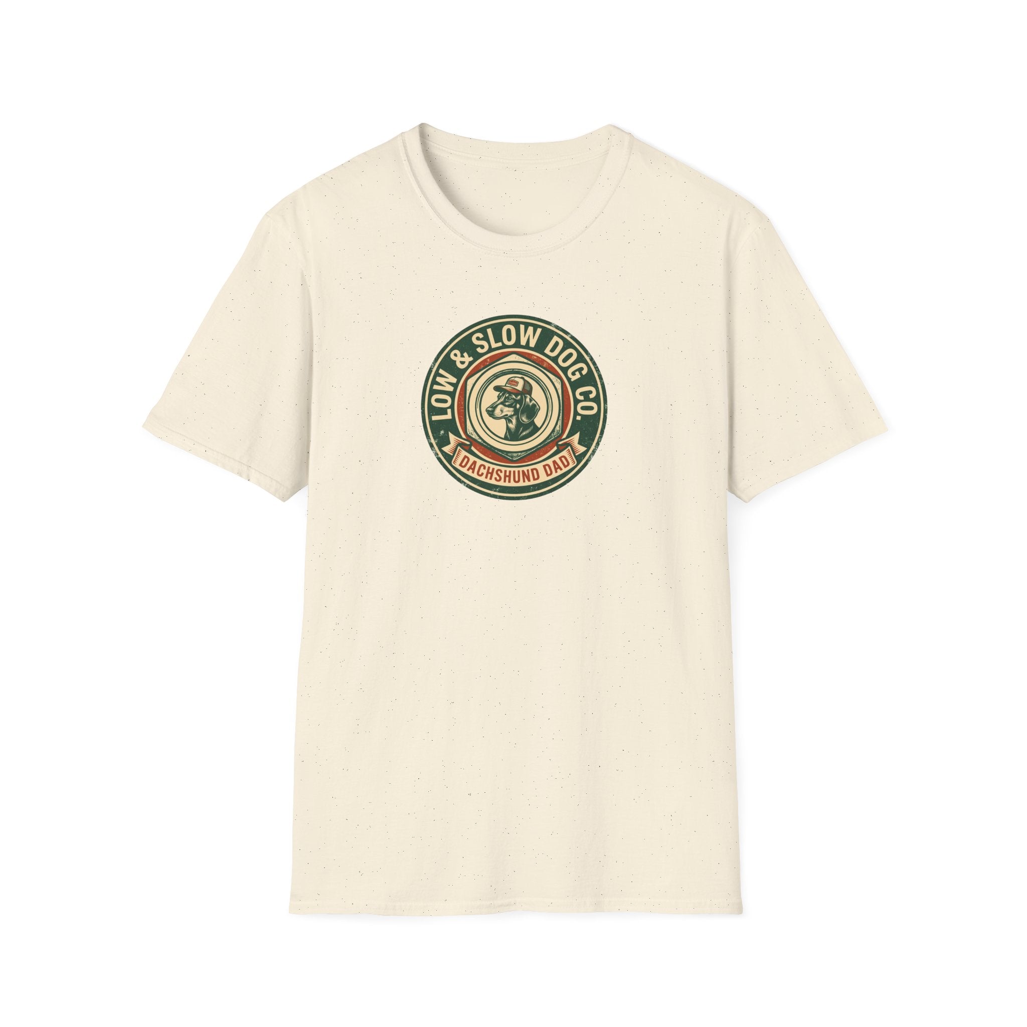 Dachshund Dad Vintage Logo T-Shirt