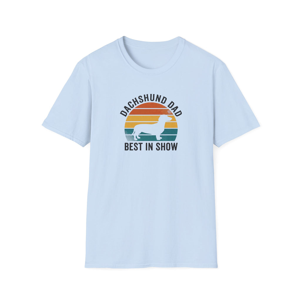 Dachshund Dad T‑Shirt — "Best in Show" Retro Dog Tee