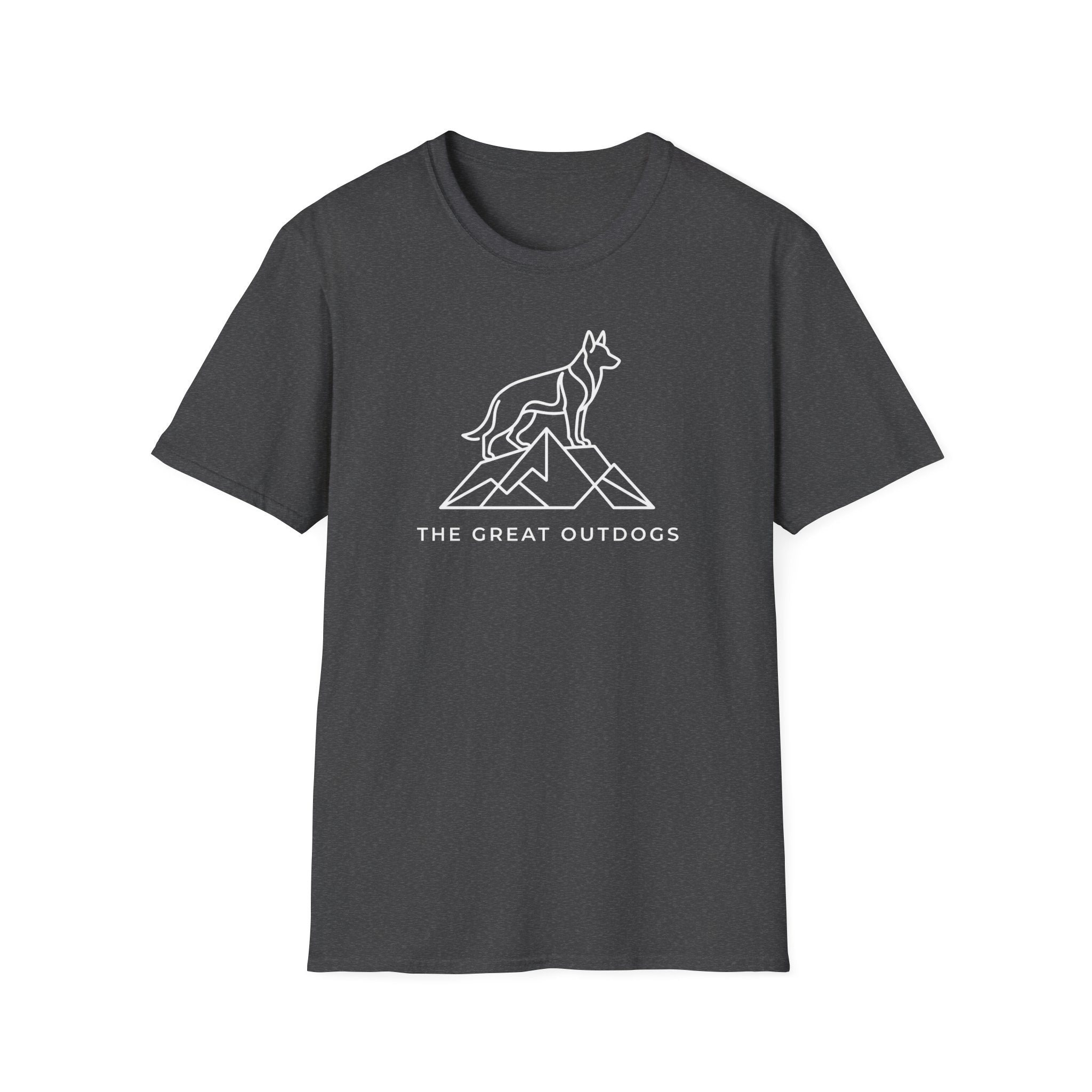 German Shepherd Relaxed T-Shirt — "The Great Outdoors" Graphic Tee