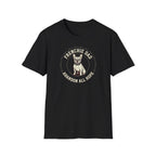 Frenchie Dad T-Shirt — “Abandon All Hope” Vintage Bulldog Tee