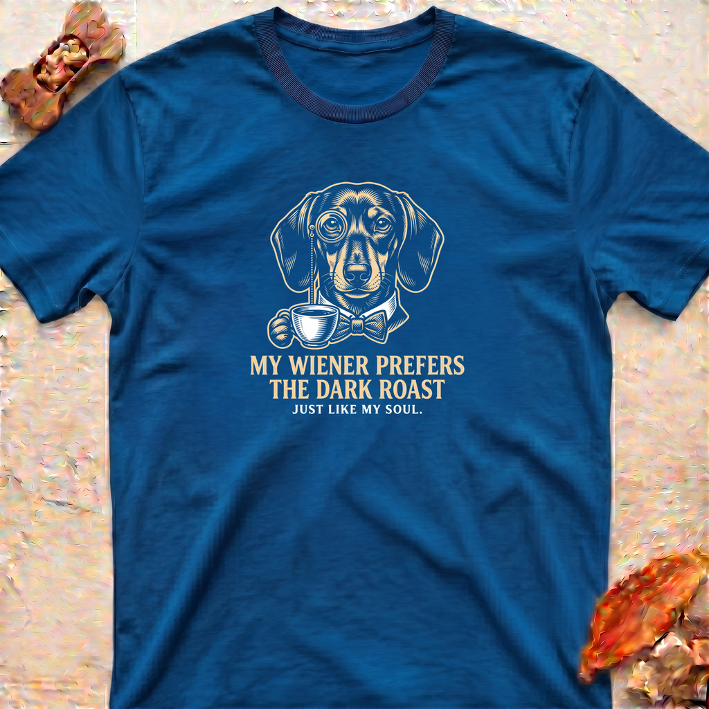 Dachshund and Dark Coffee T-Shirt