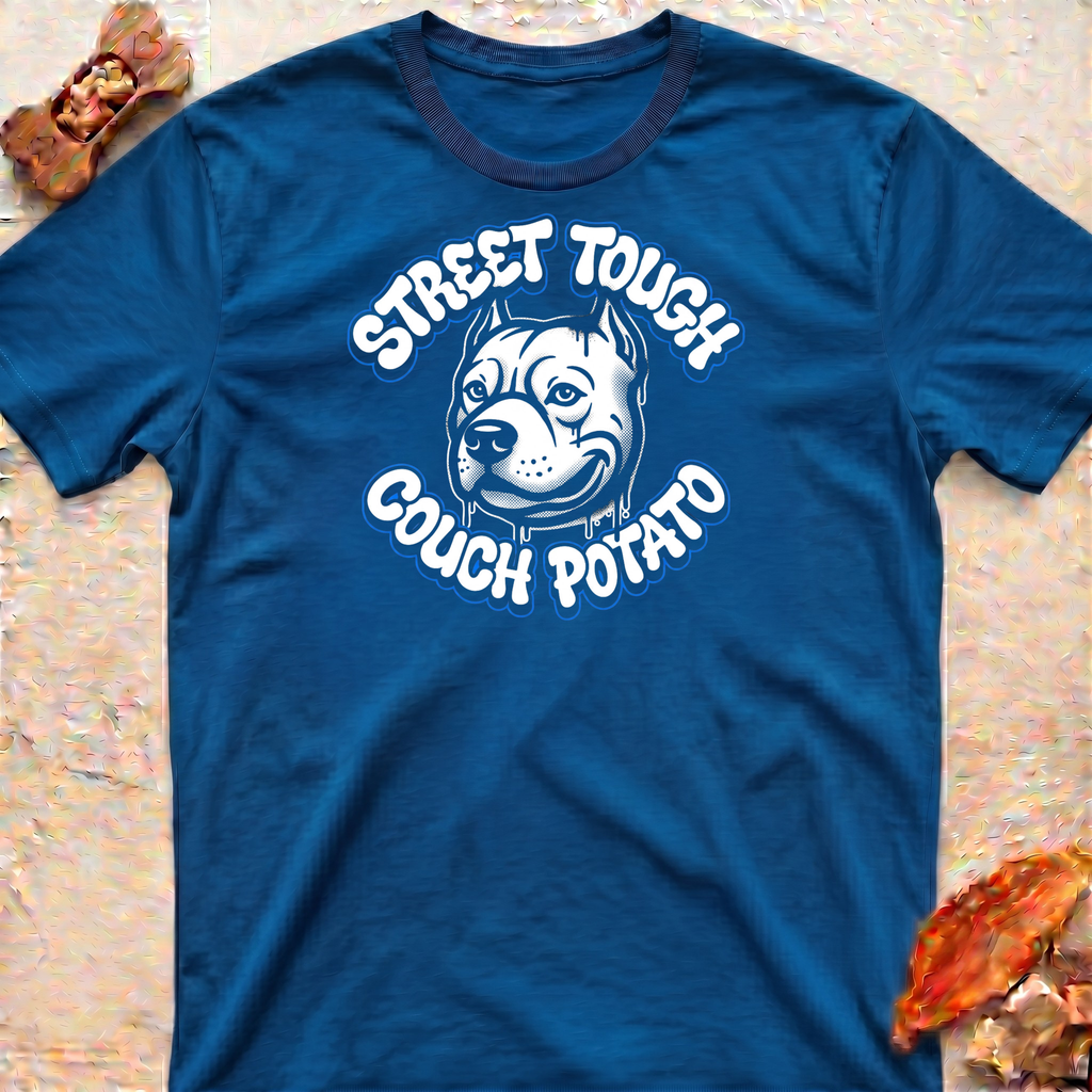 Couch Potato Pitbull T-Shirt