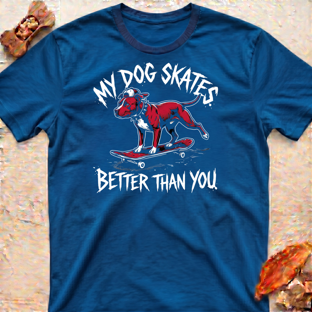 My Skating Pitbull T-Shirt