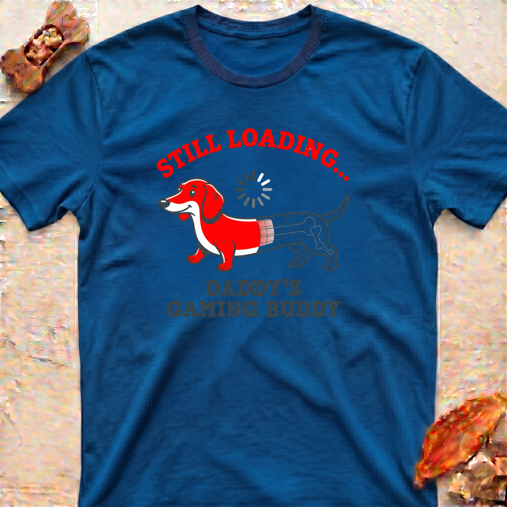 Dachshund Dad Gaming Buddy T-Shirt