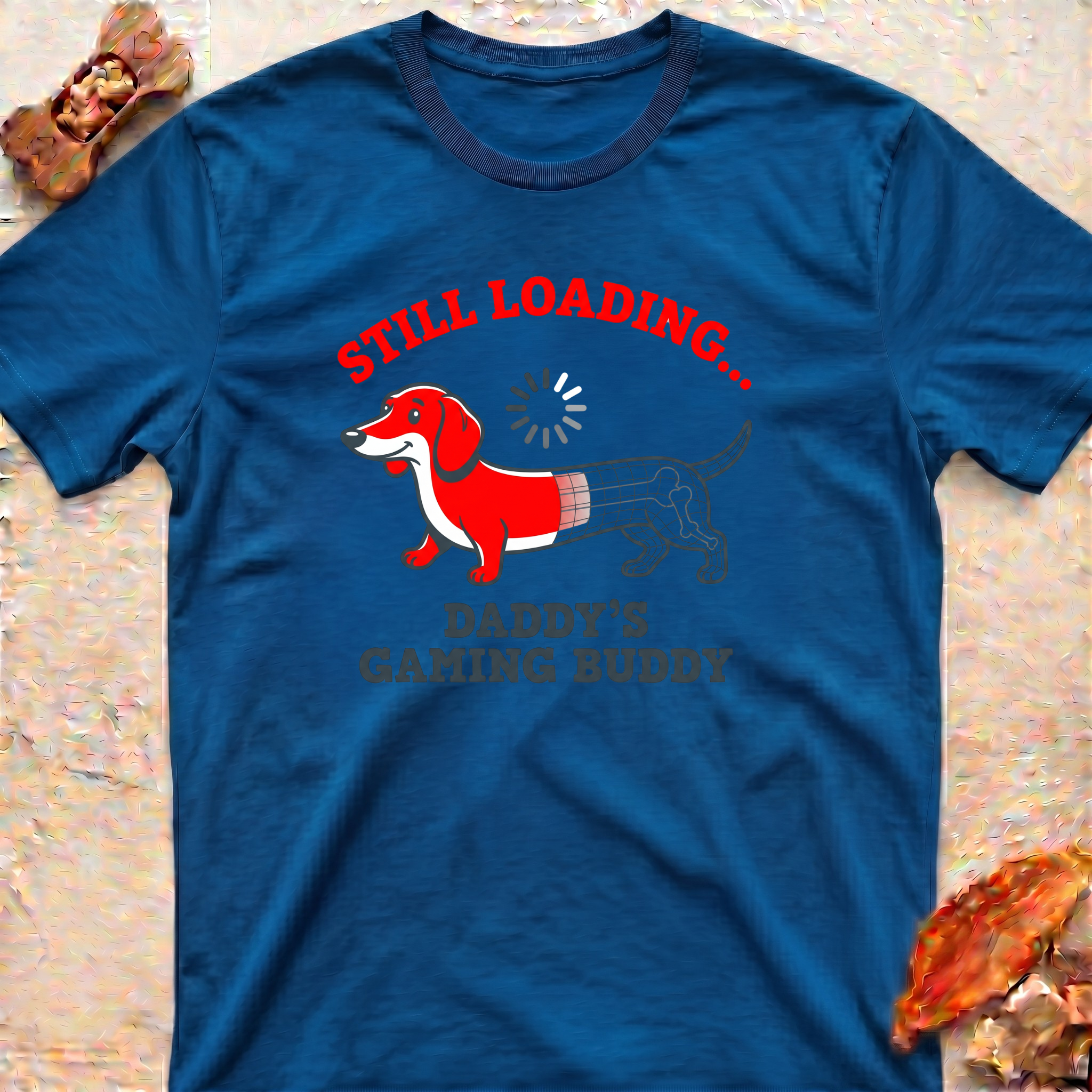 Dachshund Dad Gaming Buddy T-Shirt