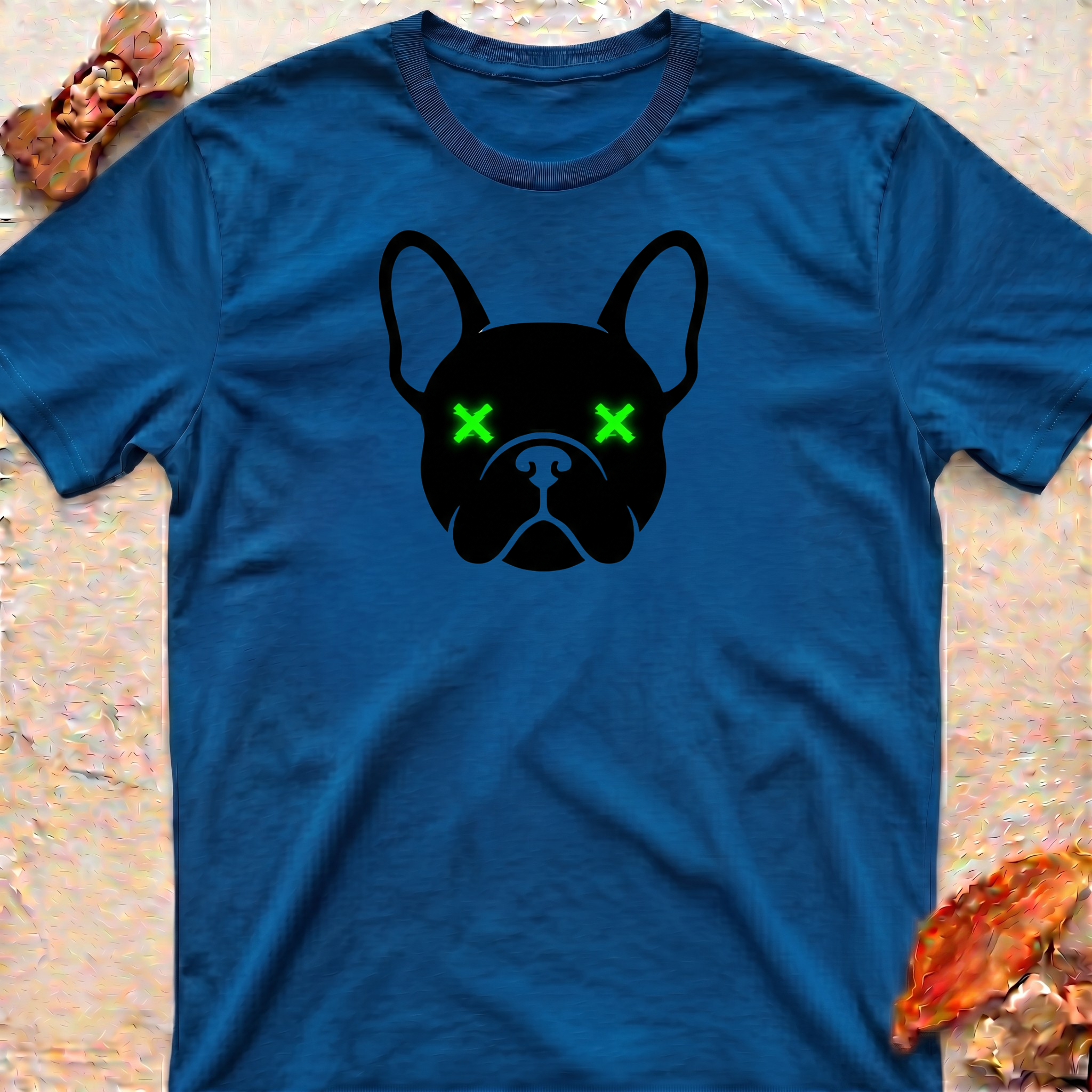 Neon X Eyes Frenchie T-Shirt