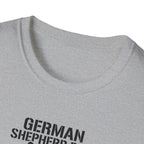 German Shepherd Dad T-Shirt – "Ears Up, System Armed" Dog Dad Tee