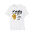 Golden Retriever T-Shirt-Dog Dad Daily Goals