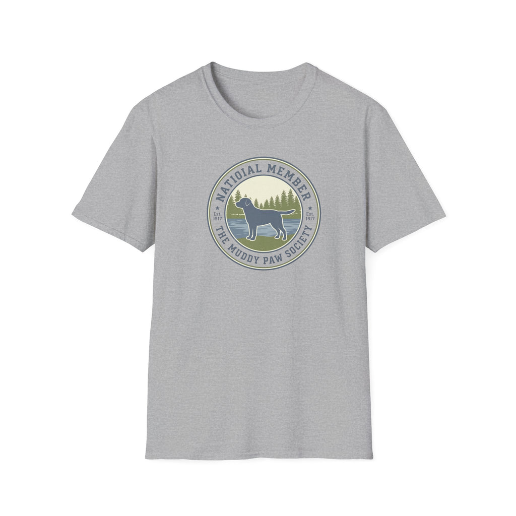 National Member Muddy Paw Society T-Shirt — Dog Lover Club Tee