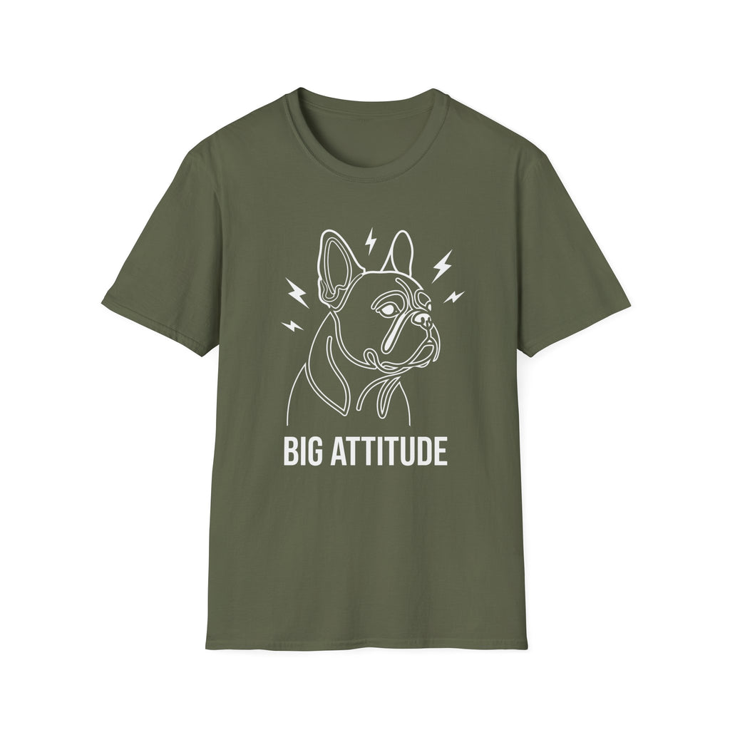 Big Attitude French Bulldog T-Shirt