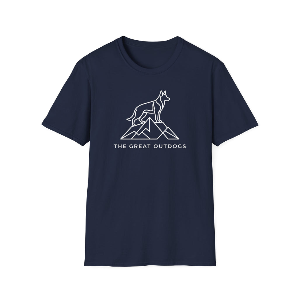 German Shepherd Relaxed T-Shirt — "The Great Outdoors" Graphic Tee