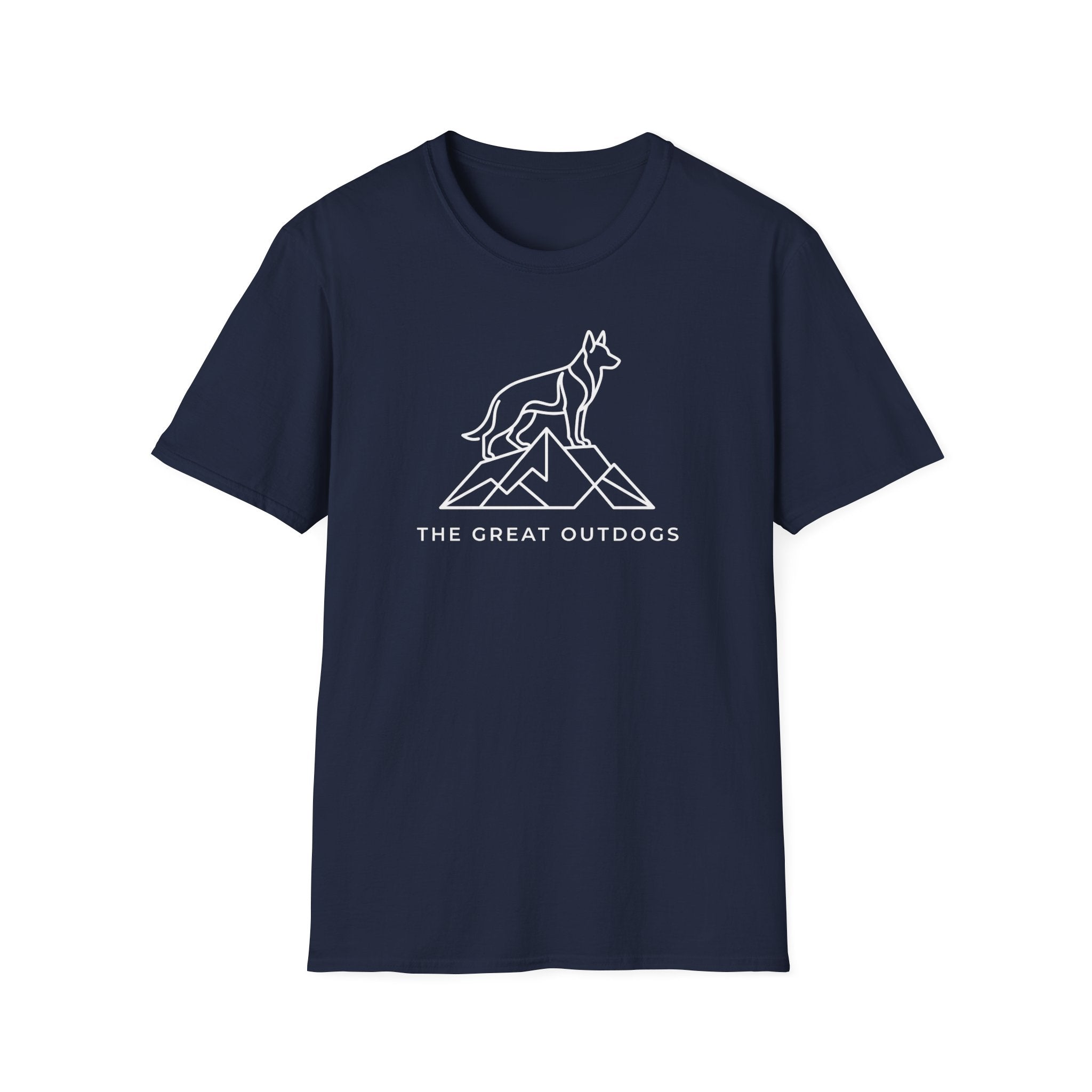 German Shepherd Relaxed T-Shirt — "The Great Outdoors" Graphic Tee