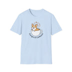 Corgis & Caffeine Tee — Cute Corgi in Coffee Cup Graphic T-Shirt