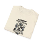 German Shepherd Dad T-Shirt – "Ears Up, System Armed" Dog Dad Tee