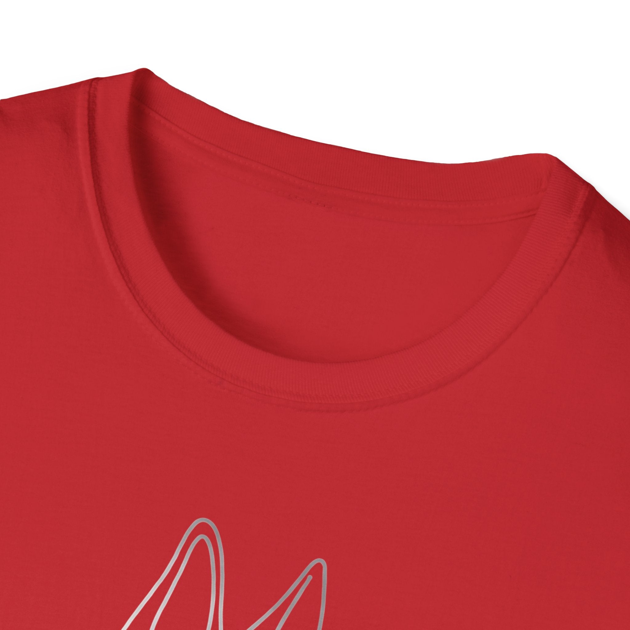Minimal Line Art Husky T-Shirt — Modern Dog Lover Graphic Tee