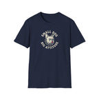 T-Shirt — "Small Dog Big Attitude" Vintage Bulldog Graphic