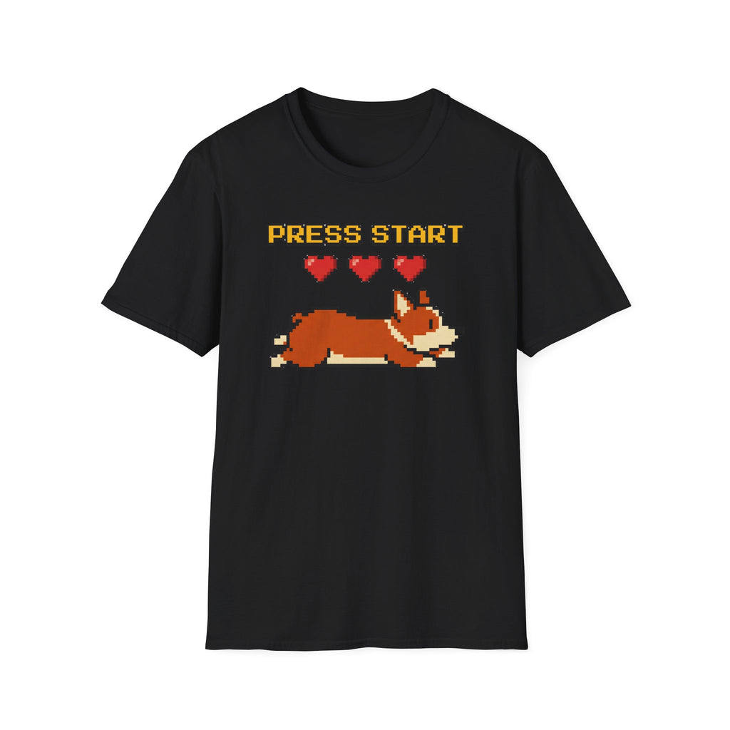 Press Start Corgi T-Shirt