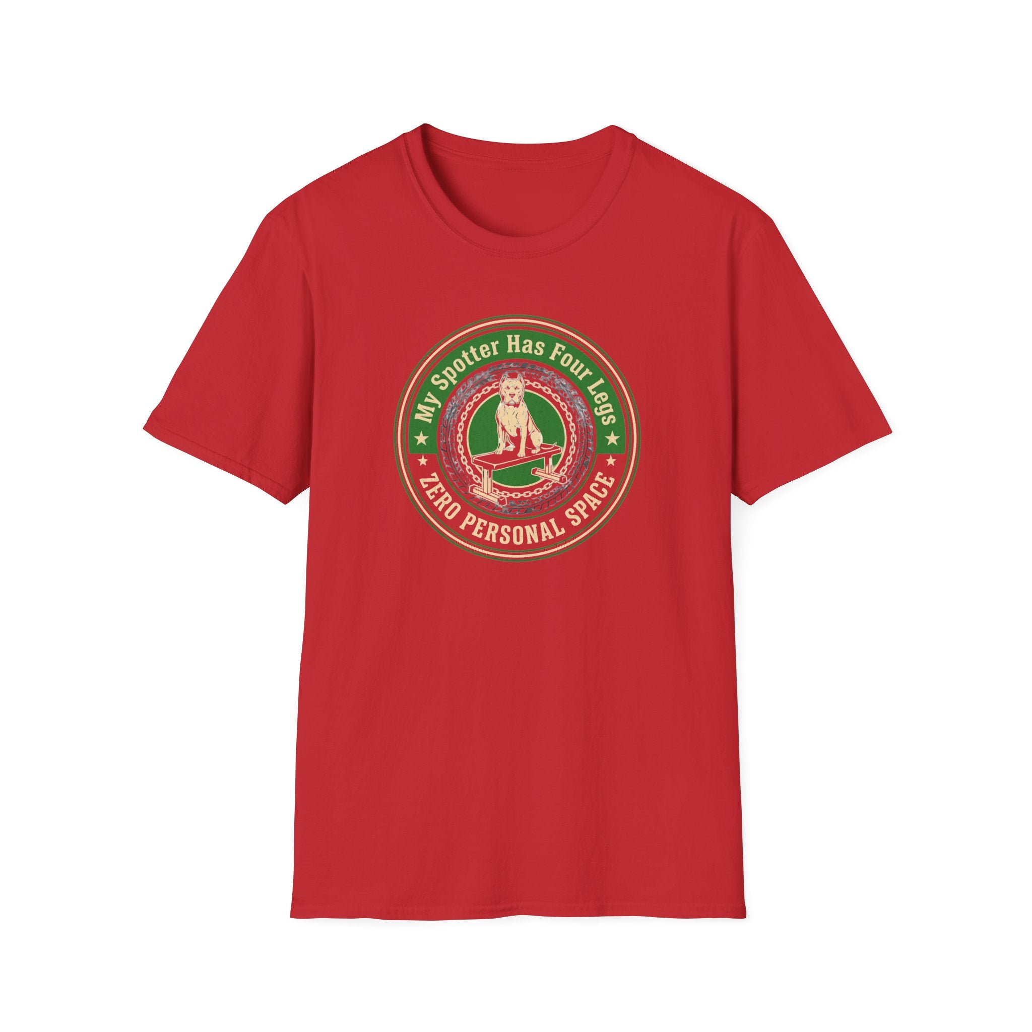 Pitbull Weightlifting Badge T-Shirt