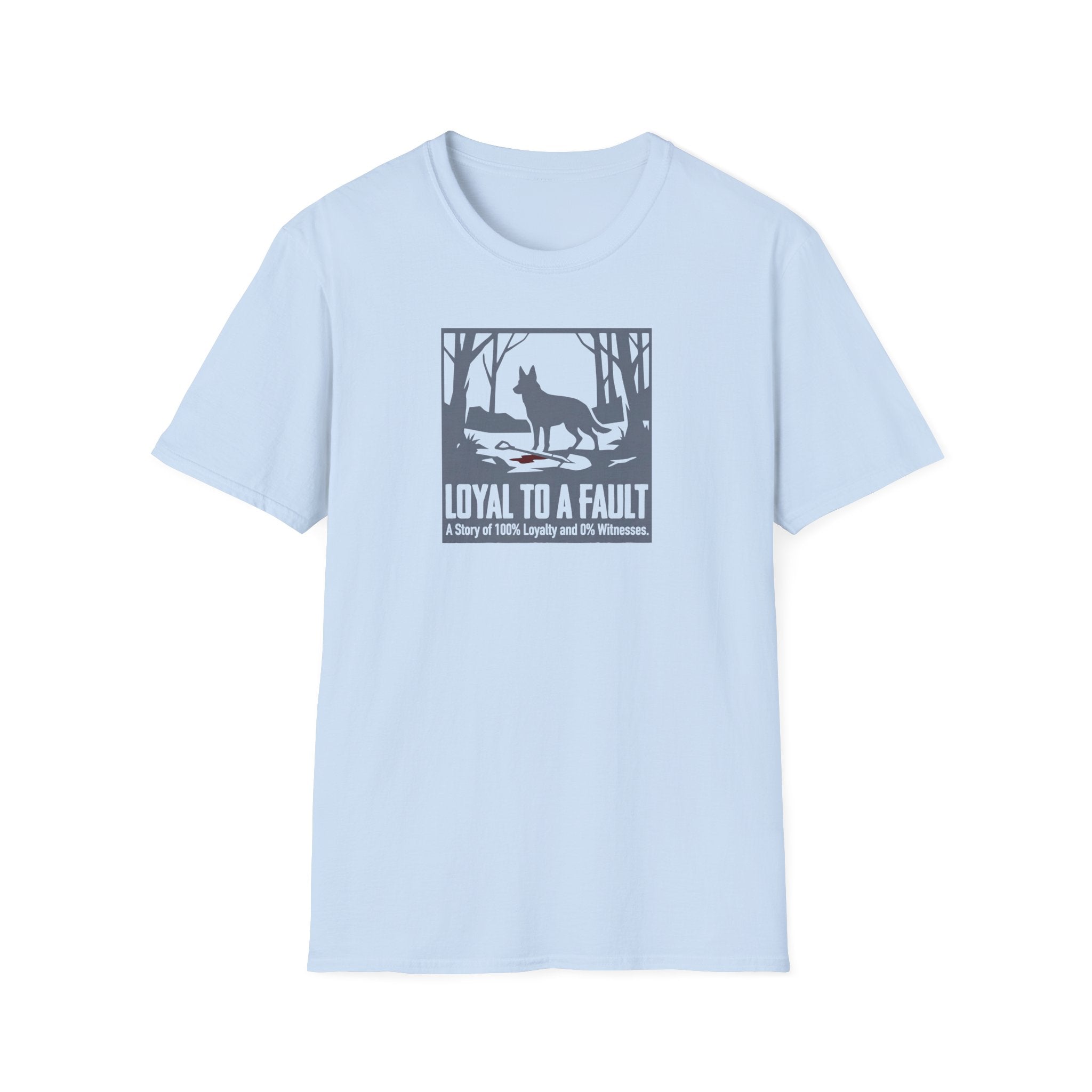 German Shepherd Graphic T-Shirt — "Loyal to a Fault" Nature & Loyalty Tee