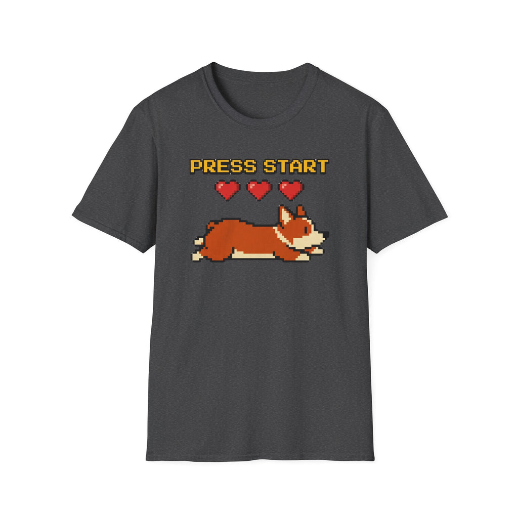Press Start Corgi T-Shirt