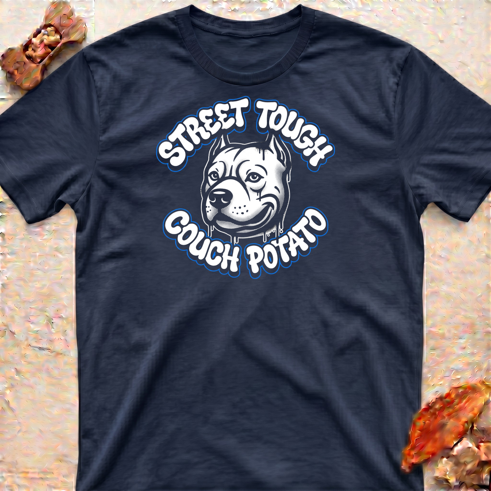 Couch Potato Pitbull T-Shirt