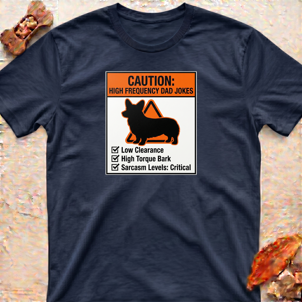Corgi Dad Warning T-Shirt