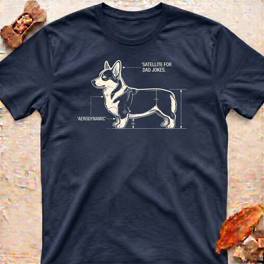 Corgi Blueprint T-Shirt