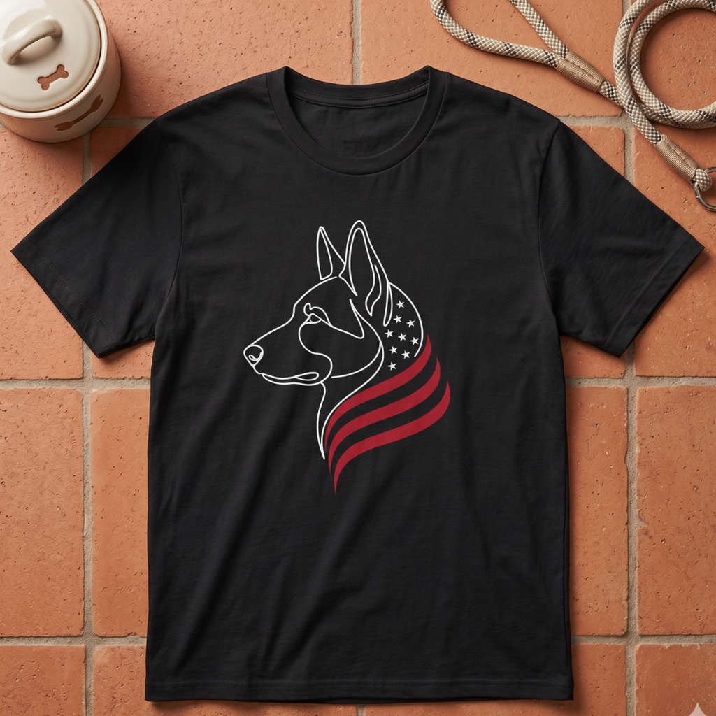 Patriotic German Shepherd T-Shirt