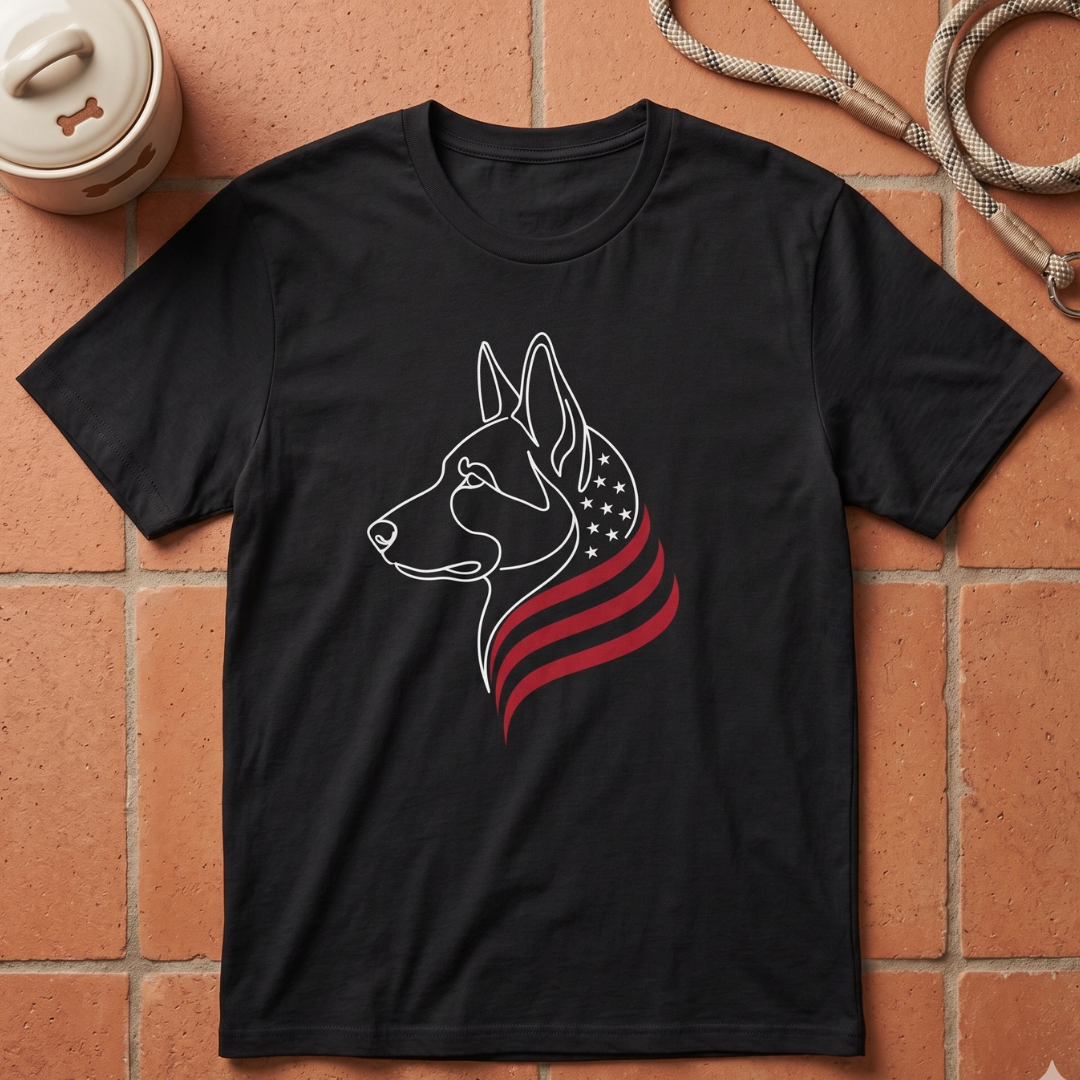 Patriotic German Shepherd T-Shirt